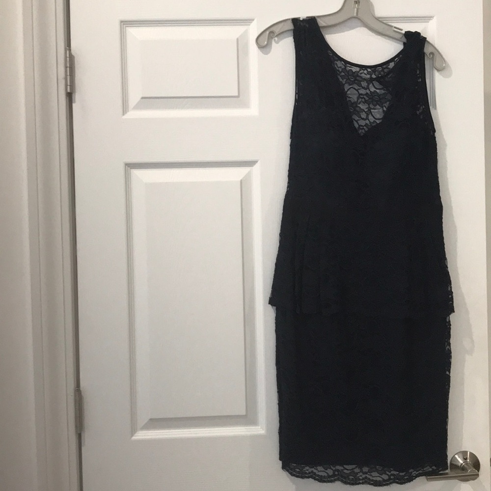 Stunning Eliza J. peplum lace dress!